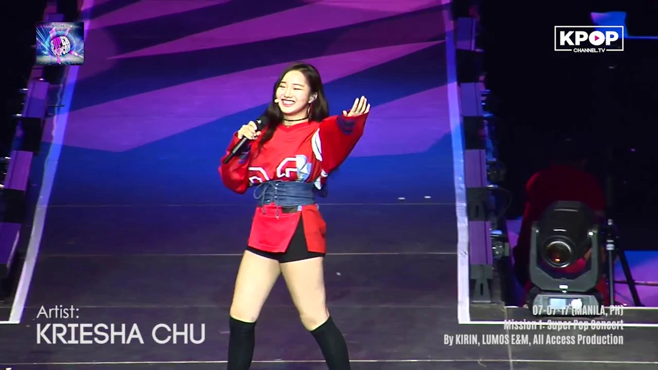 KRIESHA CHU – Kung Ako Nalang Sana + greetings at #SuperPopConcertPH2017