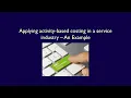 Chapter 5 3 Applying activity based costing in service industries - an example