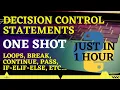 Decision Control Statements In Python One Shot