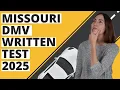 Missouri DMV Written Test 2025 60 Questions with Explained Answers