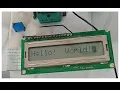 Display Hello World on 16x1 LCD with PIC16F877A MikroC LCD Tutorial
