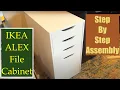 IKEA ALEX File Cabinet Unboxing Assembly Review Precaution at end of IKEA ALEX Assembly