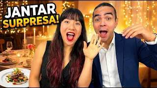 Fizemos um Jantar Surpresa Um para o Outro