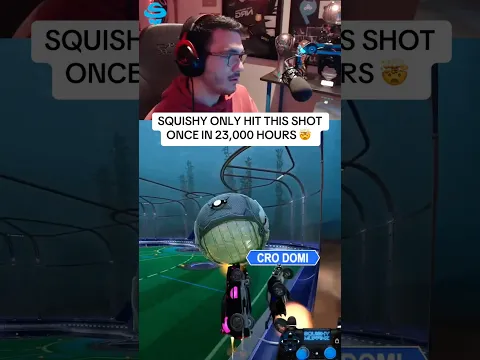 SQUISHY ONLY HIT THIS SHOT ONCE IN 23,000 HOURS 🤯 #squishymuffinz #rocketleague #rl