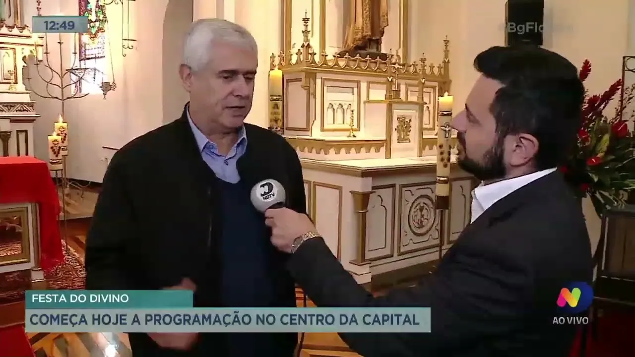 Começa a programação da Festa do Divino no Centro de Florianópolis