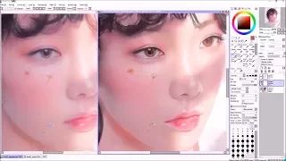 Download SNSD Taeyeon Painting Process | Paint Tool Sai MP3