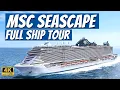 Complete MSC Seascape Ship Tour and Walkthrough in 4K