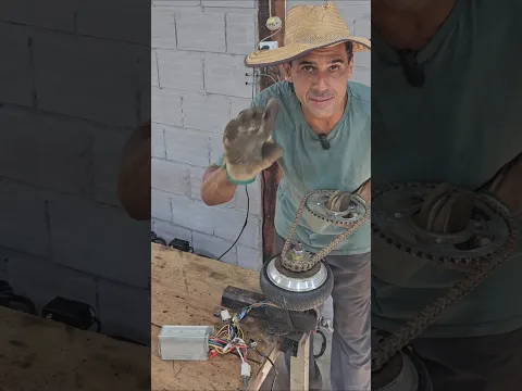 como colocar pinhão no motor de hoverboard