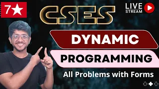 Solving all CSES DP Problems Basic Forms Dynamic Programming Workshop Vivek Gupta