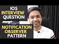 Notification Observer Communication Pattern iOS Interview Series