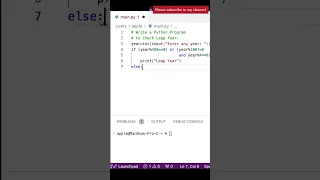 Python Program to Check Leap Year Easy Explanation in Hinglish