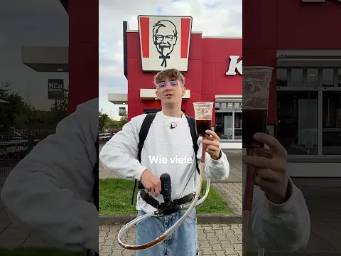 Wie viel Cola kann man unendlich nachfüllen?