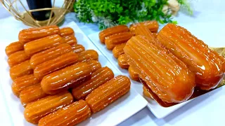 جربي تعملي بلح الشام كدا بسر قرمشته لآخر قطعه بطريقه بسيطه وبطعم هتنبهري من جماله مش هتبطلي تعمليه 