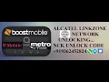 Unlocking Alcatel Linkzone 2 Boostmobile Sim Lock Code MW43TM MW43MP MW43TM25 91 9362452824