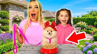 KLEINES MÄDCHEN bekommt einen HUND 🐶