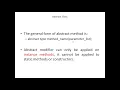Java Programming UNIT III Part 6 JNTUK Abstract Class