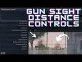 War Thunder - How to set gun sight range controls