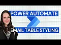 Power Automate HTML Table Formatting Made Easy