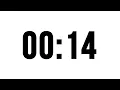 14 Second Timer Without Music Simple Countdown With Alarm At The End