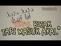 Lagu KATA KATA HARI INI || TIDAK BIJAK TAPI MASUK AKAL