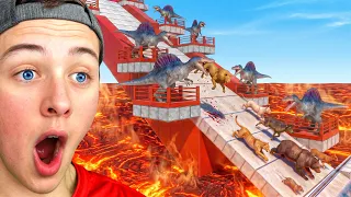 Reacting to ESCAPE the DEATH TRAP in ARBS!