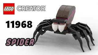 LEGO 11968 SPIDER | LEGO Creator Magazine Gift 3D INSTRUCTIONS