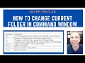 How to change current folder in Command Window