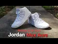 Jordan Max Aura 2 Triple White Review On Foot