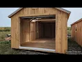 Awesome 12 x30 Amish built shed ordered for just over 5000