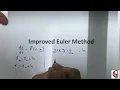 Improved Euler s Method of numerical solution for ordinary differential equations