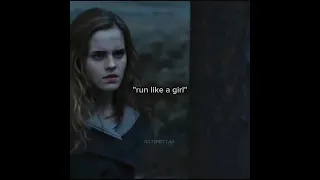 I Never Realized That Hermione Might Have Run Not Out Of Fear Of Death Harrypotter Edit Hermione 