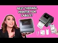 The Best Thermal Label Printer for Small Business Label Life D450BT Unboxing Review