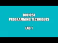 DCI1023 - Lab 1