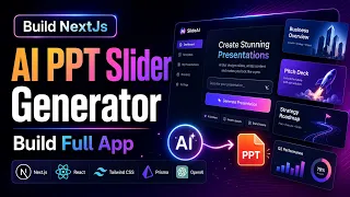 Build Deploy AI PPT Slider Generator App using React Vite Genkit Imagekit