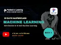 DAY 1 - Introduction to AI And Machine Learning