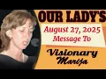 Download Lagu Buitengewone boodschap van Onze-Lieve-Vrouw aan Marija 27 augustus 2025 | Boodschap van Medjugorje