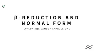 -reduction and normal form