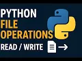 Python File Handling