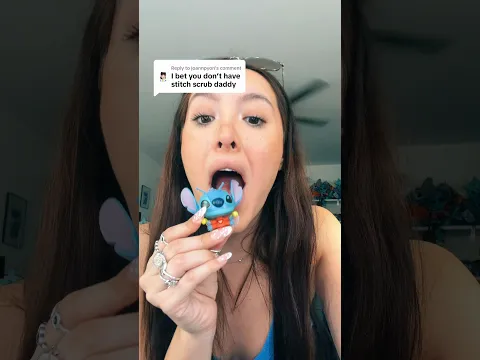 I bet you don’t have a stitch scrub daddy #youtubeshorts #disney #trending - YouTube thumbnail
