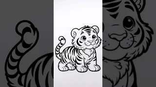 Tiger coloring pages
