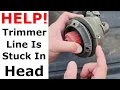 Help How to Fix a Jammed Up Trimmer Head Ryobi Expand-It Example