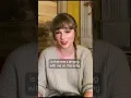 Taylor Swift on writing Marjorie