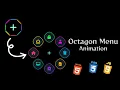Octagon Menu Animation using Html Css Js With source code