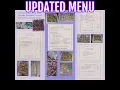 D s Magical Bakery updated Menu June 2024