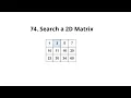 Search a 2D Matrix - 74 Binary Search Python