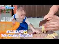 Download Lagu You’ll Be Shocked When This Baby Monkey Helps His Dad 😱 - Son Monkey