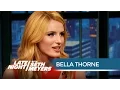 Scream Star Bella Thorne Wasn t Born When the First Scream Came Out - Late Night with Seth Meyers