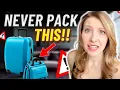 What NOT to Pack in Carry On Bag in 2024 TSA Airport Security