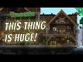 I built a HUGE Viking Lodge in Terraria Terraria 1 4 Speed Build