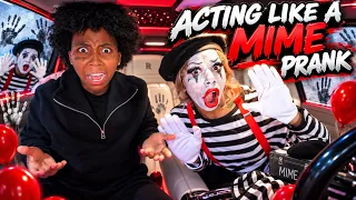 ACTING LIKE A “ MIME “ PRANK ON FIANCÉE 😳 * HILARIOUS *